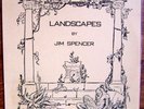 Jim Spencer Landscapes 1973 Folk Psych LP  w/Insert