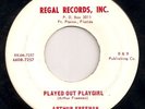 ARTHUR FREEMAN Played Out Playgirl ORIGINAL 1962 REGAL 1ST CUT 45 NORTHERN SOUL