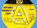 ANAN:HAZE WOMAN-1968 UK PYE-Advance Promo Copy-Scarce Soft Psych