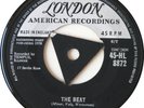 THE ROCKIN' R's - THE BEAT / CRAZY BABY  -  LONDON 45-HL 8872 - TRI CENTRE