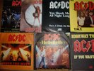 7 AC/DC Singles: Highway to hell, Touch too much, Hells bells, T.N.T., You shook