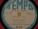 BLIND JOE TAGGART   MOTHER'S LOVE RELIGION'S WITHIN  RARE UK 78 RPM BLUES RECORD