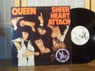 QUEEN LP SHEER HEART ATTACK ORIGINAL WHITE LABEL PROMO w STICKER NM-