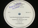 KARL BOHM 7.Symphony Rehearsal SCHUBERT - 1960s Promo DGG MINT