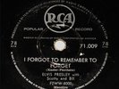 RARE-ELVIS-SA RCA-78-MYSTERY TRAIN/I FORGOT TO REMEMBER TO FORGET