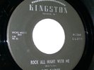 Rock-a-billy 45 Dick Tacker Rock all night with me Vg to Vg+