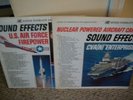 SOUND EFFECTS, U.S. AIR FORCE FIREPOWER & NUCLEAR POWERED AIRCRAFT (RARE) 2 LP'S