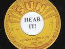 Johnny Cash ROCKABILLY 45  (Sun # 232) Folsom Prison Blues/So Doggone Lonesome