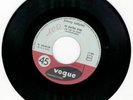 Rare vinyle Juke box 45 T SP Vogue Johnny Hallyday - Tu parles trop