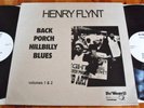 HENRY FLYNT BACK PORCH HILLBILLY BLUES 1 & 2 LTD 500 VINYL LP  BO'WEAVIL/LOCUST