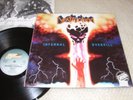 DESTRUCTION infernal overkill LP + FLYER STEAM HAMMER / SPV 1985 THRASH