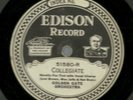 Edison Diamond Disc #51580 - Collegiate - Golden Gate Orchestra - Ex. Cond.