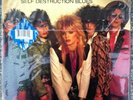 HANOI ROCKS Self Destruction Blues lp 1982 GRITTY GLAM ROCK  on BLUE VINYL