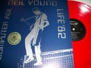 Neil Young Computer Age Rare Red Vinyl LP Featuring Nils Lofgren Dortmund Oct 82