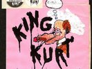KING KURT:ZULU BEAT-1982 UK THIN SLICED RECORDS-Limited Ed.Orange Vinyl-Stickers