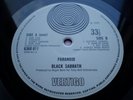 BLACK SABBATH PARANOID 1st UK PRES LARGE VERTIGO LABEL WITH RARE LAMINATED CoVeR
