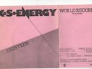 XS ENERGY X.S.- EIGHTEEN - WORLD RECORDS - PINK WRAP  SLEEVE - HAND STAMP