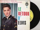 ELVIS PRESLEY - LE RETOUR D'ELVIS N°1 - RARE 1960 FR EP