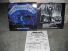 Metallica - Ride The Lightning 1984 Album/LP Megaforce Original RARE