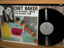 CHET BAKER inédits Paris et Nice ORIGINAL FRENCH LP INA