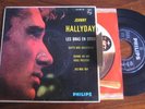JOHNNY HALLYDAY - LES BRAS EN CROIX + 3 TRES RARE ESPAGNE EP TOP CONDITION