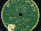 78 tours  Jehan Rictus  Polydor 522.056  Les petites barraques - La frousse