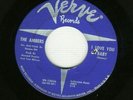 The Ambers I Love You Baby / Now I'm In Trouble VERVE 10436 Rare Northern Soul