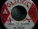 Avalons, Begin The Beguine, Olimpic # 240, vg++