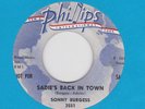 Sonny Burgess 45 PHILLIPS INT DJ Sadie's Back In Town  SUN