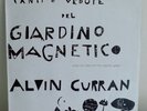 ALVIN CURRAN canti e vedute LP 1975 avant electronic experimental mev cage RARE