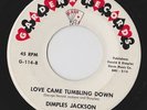 DIMPLES JACKSON NORTH SOUL  BELGIAN POPCORN 60'S  PROMO LABEL LISTEN  ??