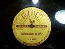 D.A. HUNT Super RARE SUN 183 BLUES 78 - GREYHOUND BLUES/LONESOME OLD JAIL #