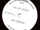 RARE 1960s Early Rock 45 Acetate  THE BEATLES  