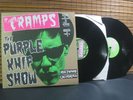 RADIO CRAMPS THE PURPLE KNIF SHOW Dbl LP Lux Interior DJs His Own Radio Show