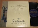 BACH solo violin sonatas 5 & 6  JOHANNA MARTZY  UK Columbia 33CX 1288 blue/gold