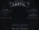 RENE HALL ORCH. Night Fright Horror Surf Killer Guitar Near Mint 45 (Castil 101)