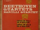 BEETHOVEN QUARTETS 1 & 2 Barylli Quartet WESTMINSTER XWN 18121 LP