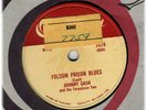 JOHNNY CASH # 4 1956 C&W 78 Folsom Prison Blues/So Doggone Lonesome (Strong E-)