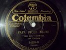 PEG LEG HOWELL Papa Stobb Blues / Sadie Lee Blues 78 RPM Record