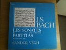SANDOR VEGH VIOLIN/ BACH Solo Sonatas Partitas VALOIS 3LP BOX STEREO
