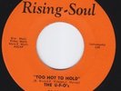 UFO's Too Hot To Hold RARE funk 45 KEB DARGE spin HEAR banger U-F-O's U.F.O.'s