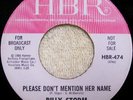 BILLY STORM PLEASE DON'T MENTION HER NAME HBR DJ #474