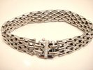 18ct White Gold Bracelet with 133 diamond 1.14ct 