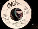 Billy La Mont WLP 45 Country Boy/Can't Make It EX LAMONT 1959 ROCKABILLY OKEH DJ