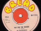 UNTOUCHABLES - PAY FOR THE WICKED - OG UK BREAD 45 CLIP