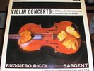 RUGGIERO RICCI / SARGENT Decca SXL 2279 ED1 NM Dvorak / Tchaikovsky Concerto TOP