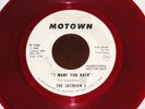 Michael Jackson 5 I WANT YOU BACK  PROMO MOTOWN Red Vinyl M1157