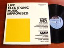 MEV+AMM Live Electronic Music Improvised MAINSTREAM MS/5002 NM LP Fluxus PSYCH