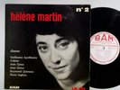 HELENE MARTIN chante Apollinaire Genet Queneau Giono Lasry. LP 10