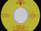 70's Soul 45 DWIGHT FRANKLIN Foxy Lila FRANKLIN HEAR